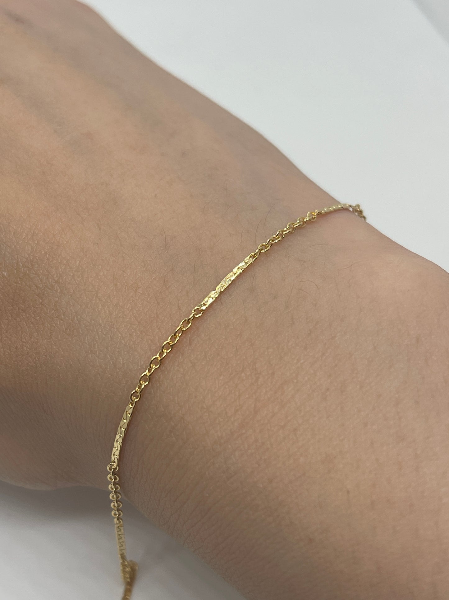 Flat Bar Cable - Gold Filled