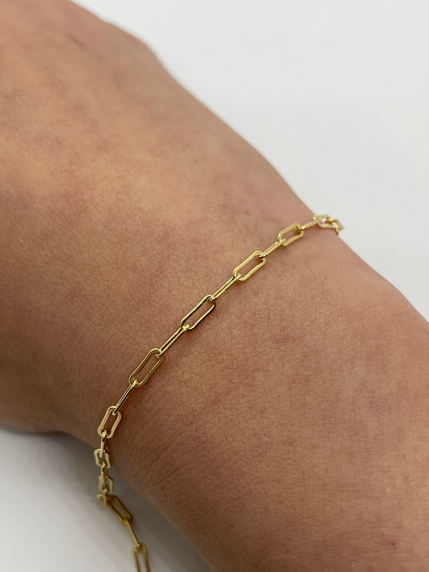 Medium Rectangle Paper Clip - Gold Filled