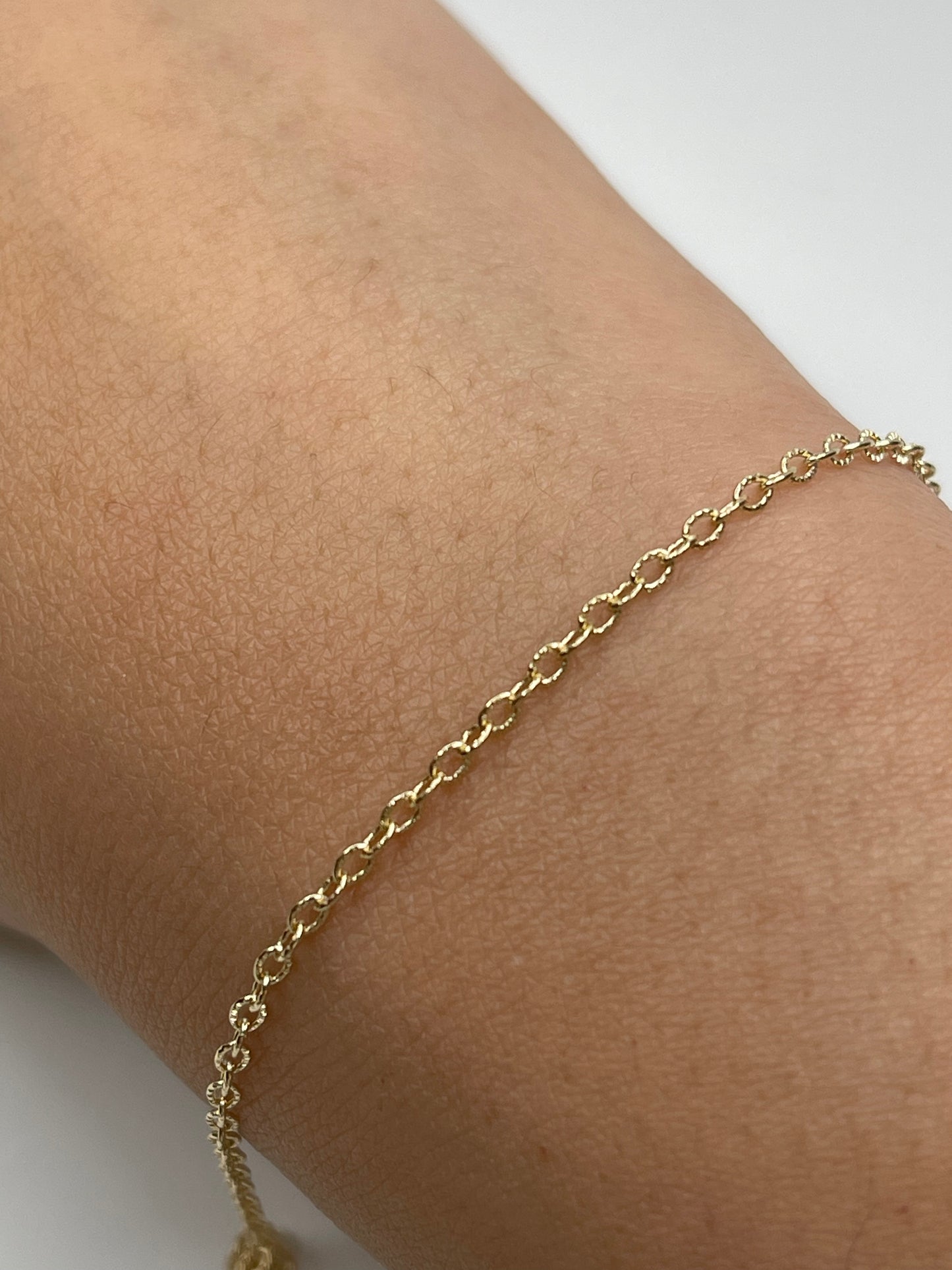 Sparkle Cable Chain - Gold Filled