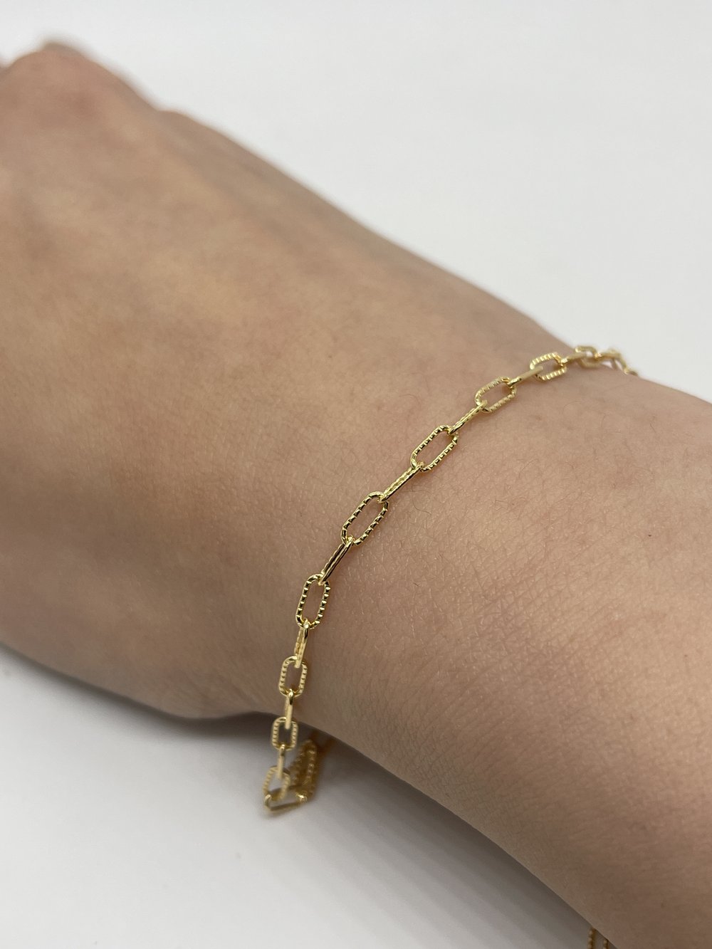 Hammered Paper Clip - Gold Filled