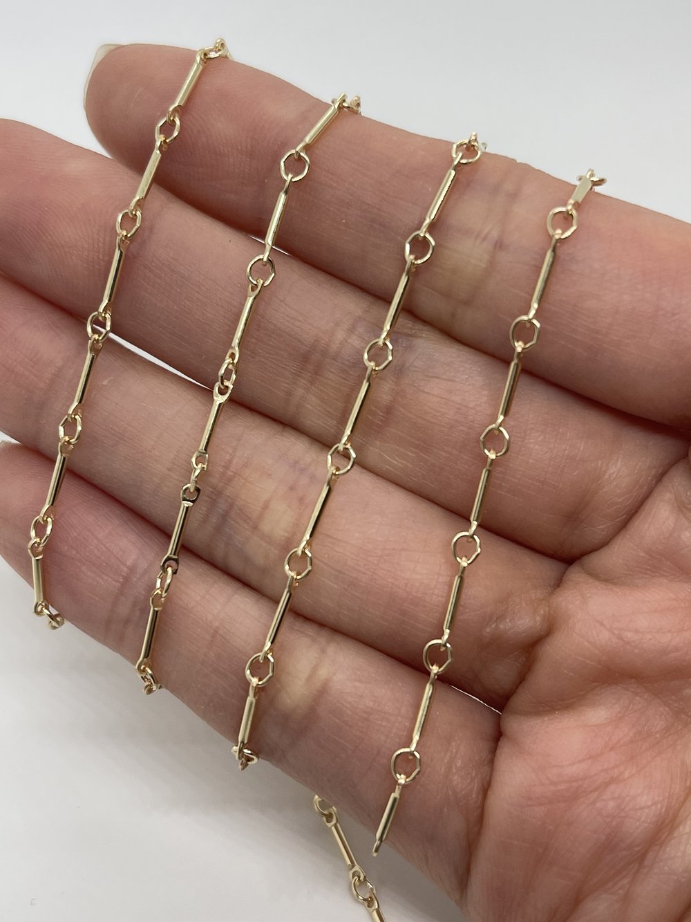 Linked Cable- Gold Filled