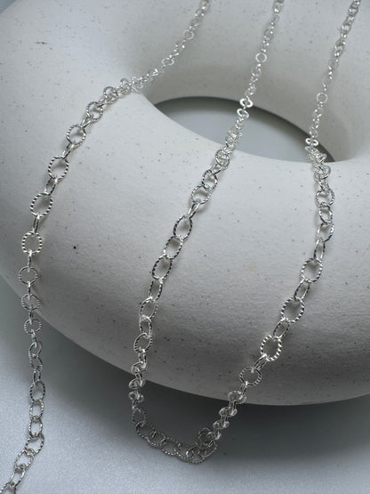 Diamond Cut Sparkle Chain - Sterling SIlver