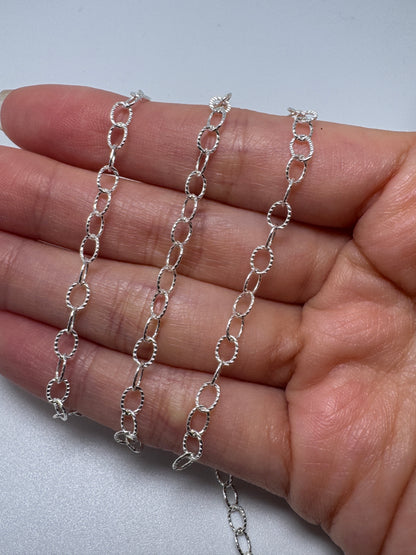 Diamond Cut Sparkle Chain - Sterling SIlver