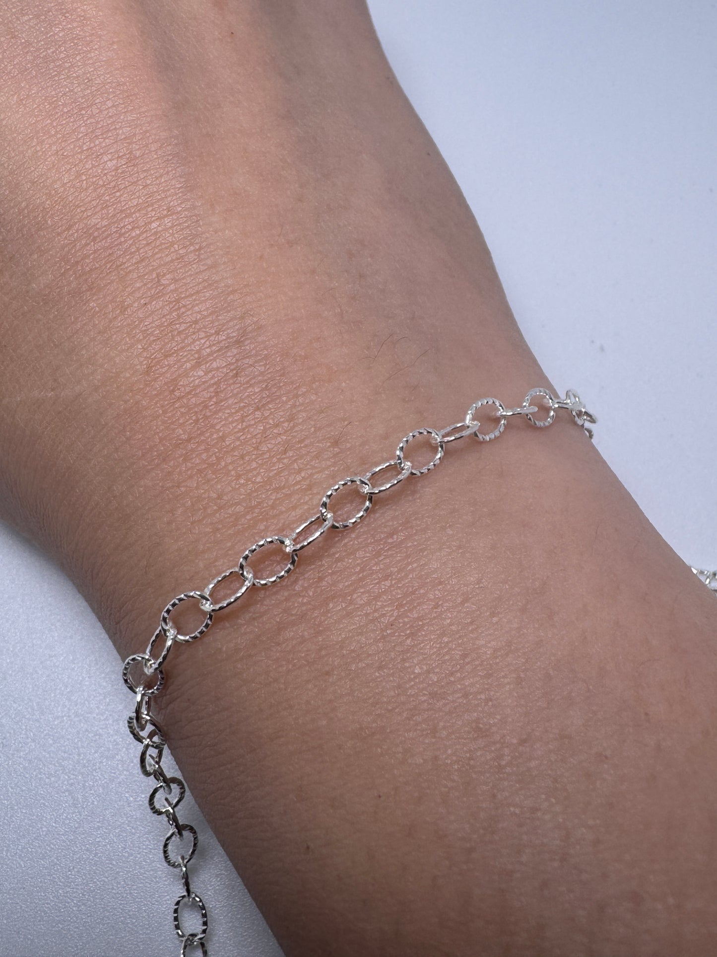 Diamond Cut Sparkle Chain - Sterling SIlver