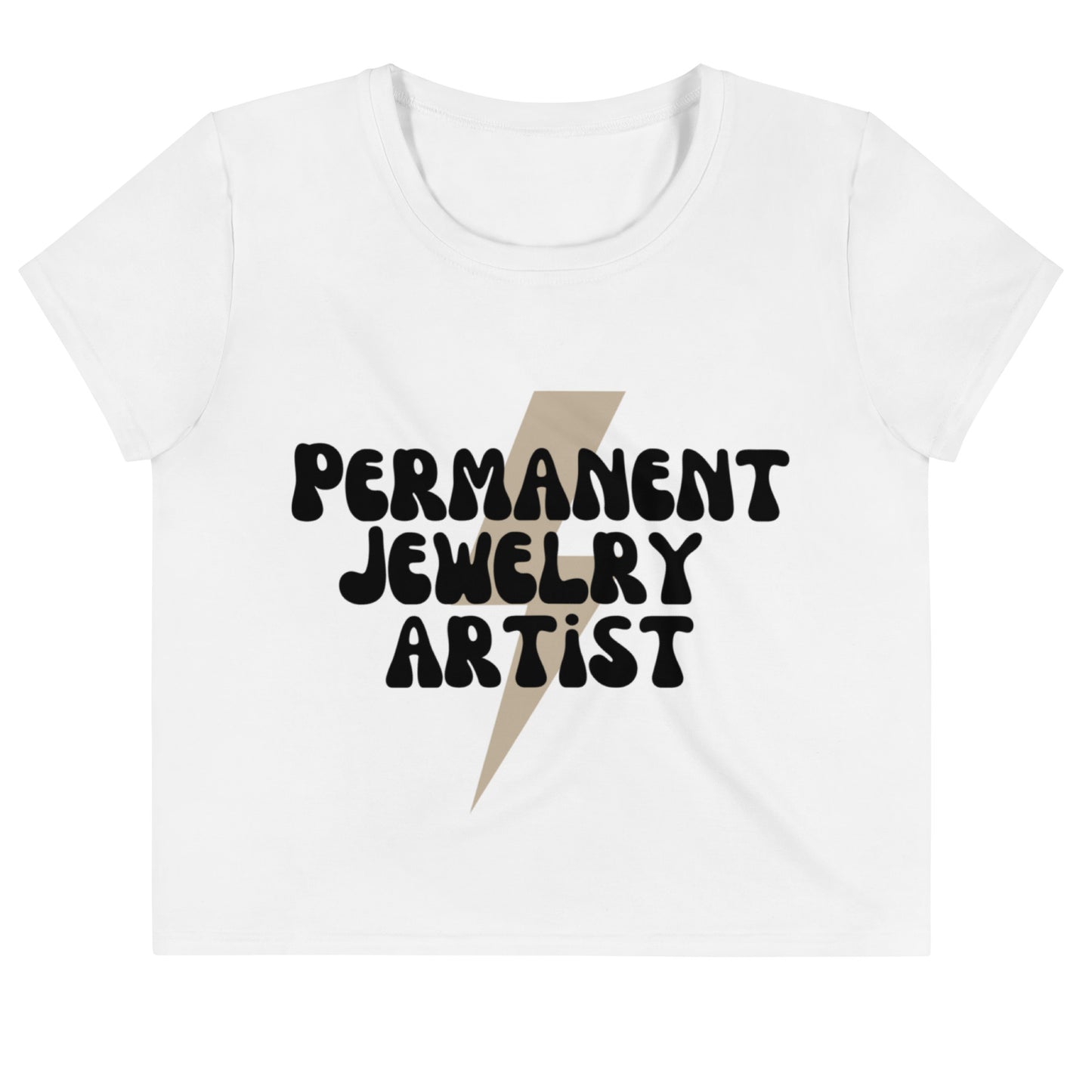 Permanent Jewelry Artist Crop Tee