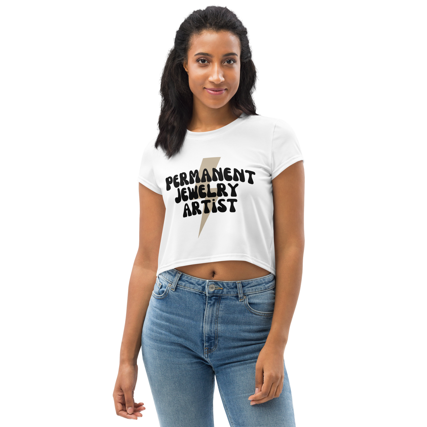 Permanent Jewelry Artist Crop Tee