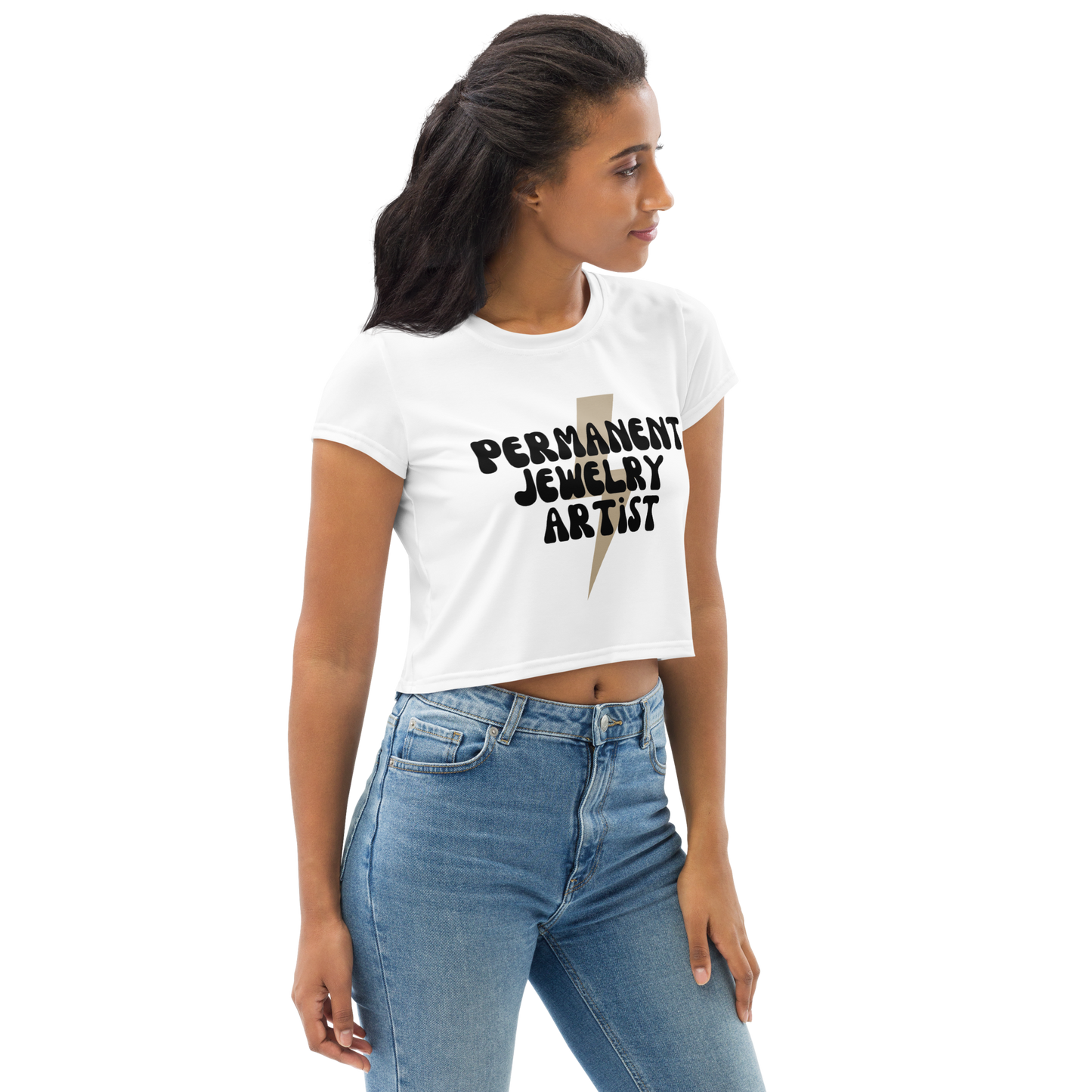 Permanent Jewelry Artist Crop Tee