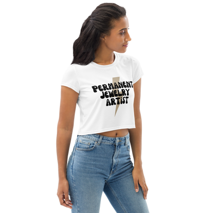 Permanent Jewelry Artist Crop Tee