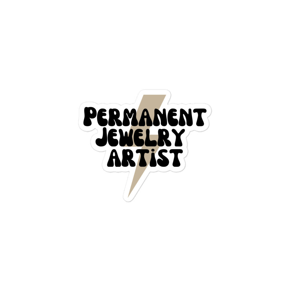 Permanent Jewelry Artist Stickers