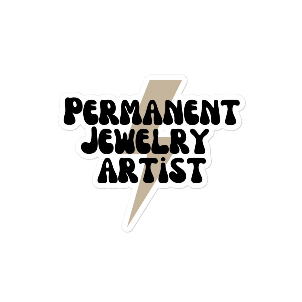 Permanent Jewelry Artist Stickers